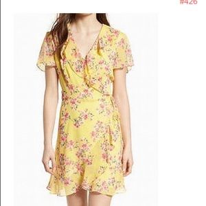 Yellow Wrap Dress